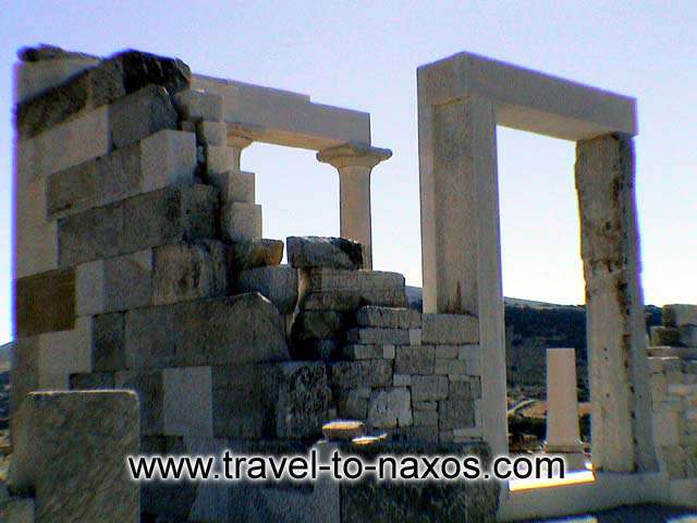 THE TEMPLE OF DIMITRA AT SAGRI - It is a foursquare building and it has ionic internal colonnade.