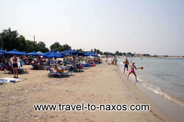 AGIOS GEORGIOS - Agios Georgios beach is the main organised beach of Naxos town