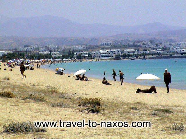 AGIOS PROKOPIOS BEACH - A view of the cosmopolitan beach of Agios Prokopios.