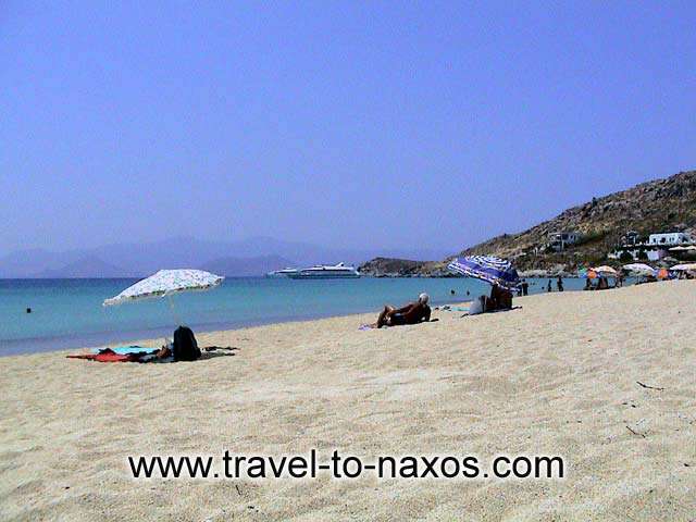 AGIOS PROKOPIOS BEACH - The golden sand of Agios Prokopios.