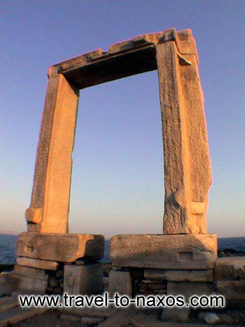 PORTARA - Portara, the most famous photograph from Naxos.