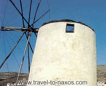 TRIPODES OR VIVLOS - A picturesque windmill at village Tripodes.