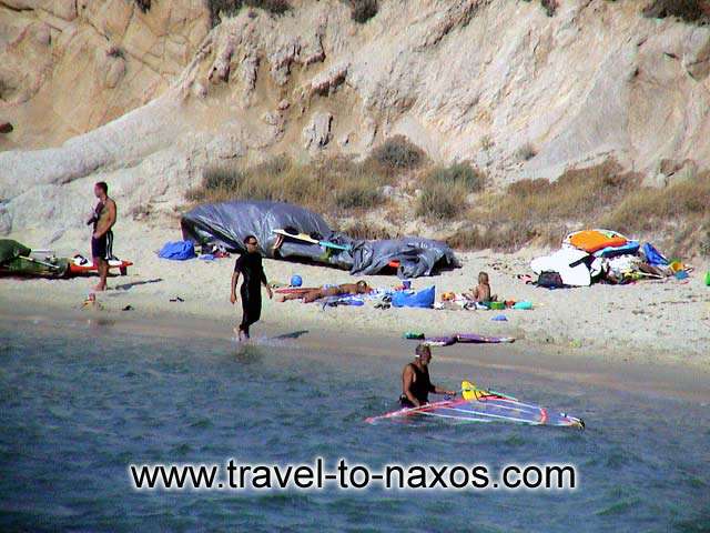 ORKOS BEACH - Because of the winds that blows in the region, Orkos beach is a good choice  for windsurfing.